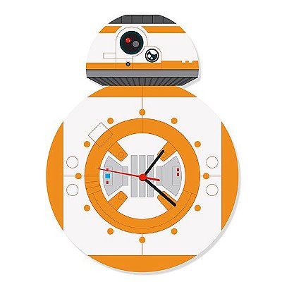 Relógio de Parede BB8 - Star Wars