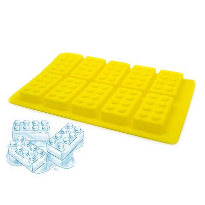 Forma de Gelo / Chocolate - Lego - Amarelo