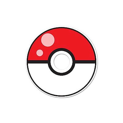 Adesivo de Olho Mágico Pokebola - Pokemon