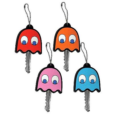 Capa de Chave Pacman - 4PÇS Capa de Chave Pacman - 4PÇS