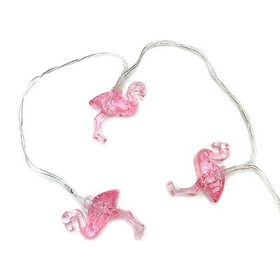 Cordão de Luz - 20 Mini Flamingos - 3,15m
