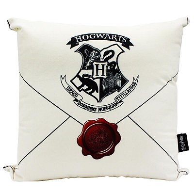 Almofada Carta de Hogwarts - Harry Potter