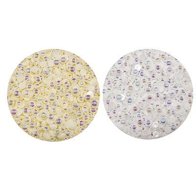 Meia Pérola Irisada 10mm - 200 Unidades Artesanato