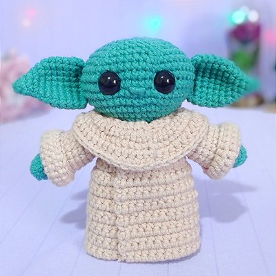 Baby Yoda Grogu Amigurumi SOB ENCOMENDA