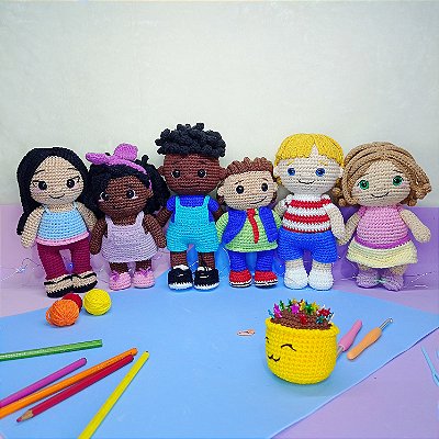 Amigurumi Personalizado Boneco de Crochê SOB ENCOMENDA
