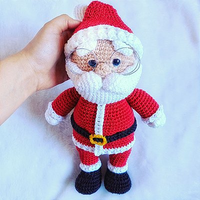 Papai Noel Amigurumi Boneco de Crochê À PRONTA ENTREGA
