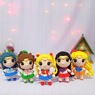 Amigurumi Sailor Moon Personagens à escolha SOB ENCOMENDA