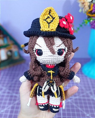 Amigurumi Hu Tao Genshin Impact SOB ENCOMENDA