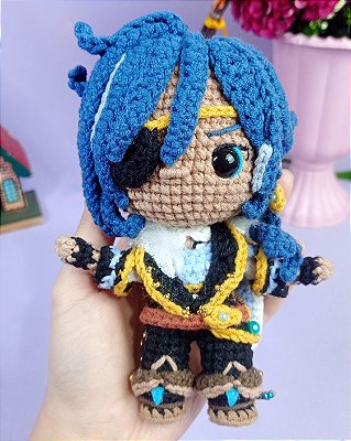 Amigurumi Kaeya Genshin Impact SOB ENCOMENDA