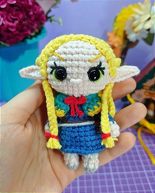 Amigurumi Marcille Dungeon Meshi Boneca de Crochê SOB ENCOMENDA