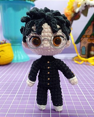 Amigurumi Okarun (Ken Takakura) Dandadan Boneco de Crochê SOB ENCOMENDA