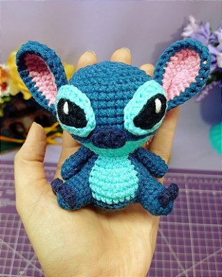 Amigurumi Stitch Lilo e Stitch Bichinho de Crochê PRONTA ENTREGA