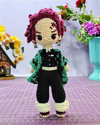 Amigurumi Tanjiro Kamado Demon Slayer Kimetsu no Yaiba