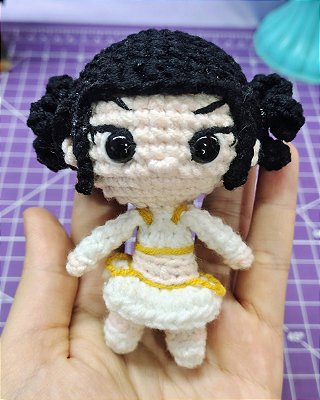 Amigurumi Zoey Guerreiras do Kpop (Kpop Demon Hunters)