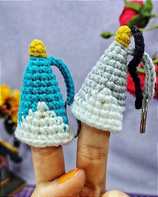 Chaveiro Amigurumi Chapéu Witch Hat Atelier