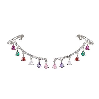 Brinco Ear Cuff mini gotas Colors