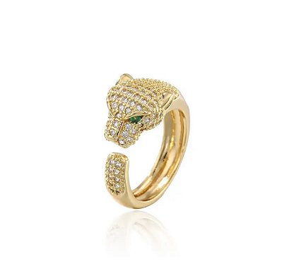 Anel Tigre Gold Ajustável