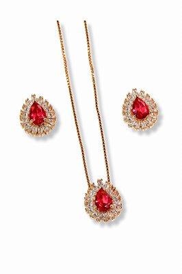 Conjunto Gota Rubi Hope