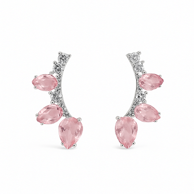 Brinco Ear Cuff Morganita Grace Prata 925