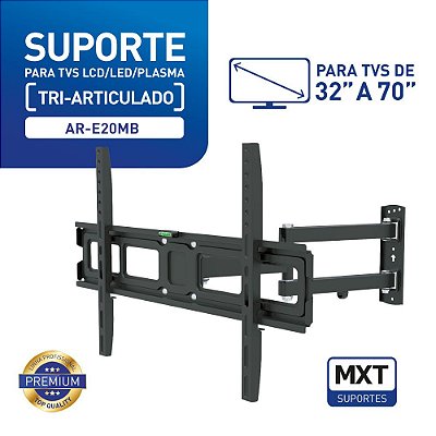 Suporte Mxt Ar-e20mb De Parede P/ Tv/monitor De 32 Até 70