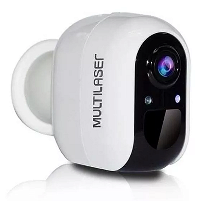 Câmera a Bateria Inteligente Full HD Wi-Fi - Multilaser Liv