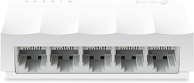 Switch De Mesa Com 5 Portas 10/100 Mbps Ls1005 Smb Branco