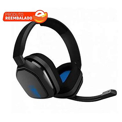 Fone de Ouvido Headset Gamer Astro A10 PS4 Fone De Ouvido Preto E Azul