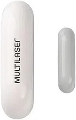 Sensor de Abertura Porta e Janela Inteligente Multilaser Liv Branco