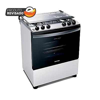 Fogão Brastemp 5 Bocas Branco Com Turbo Chama - BFS5ECB • BIVOLT