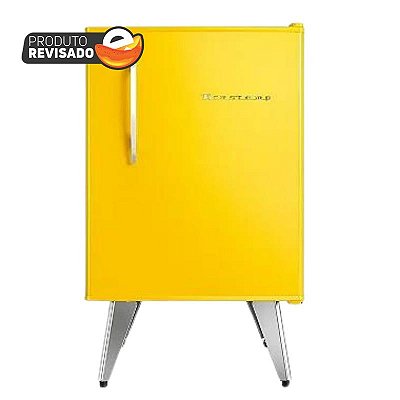 Frigobar Brastemp Retrô 76L BRA08BY Amarelo 220V - Outlet
