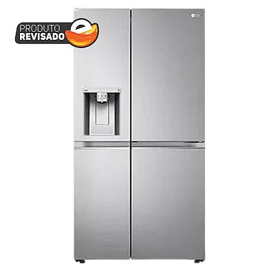 Geladeira Smart LG Side by Side Door-in-Door UVnano 611 litros 127V Motor Inverter GC-J257CSFS