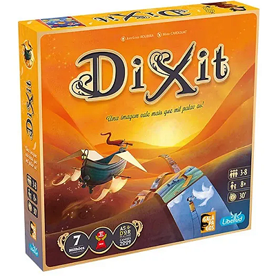 Jogo Dixit Galápagos - Brinquedo Educativo Jogo de Tabuleiro
