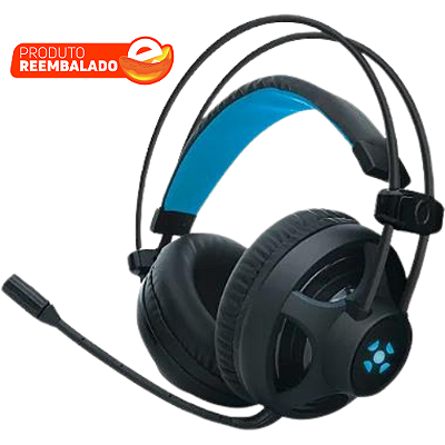 Fone Headset Gamer Fortrek H2 P2 + USB Preto