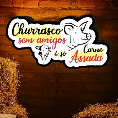 LUMINOSO ÁREA DE CHURRASCO