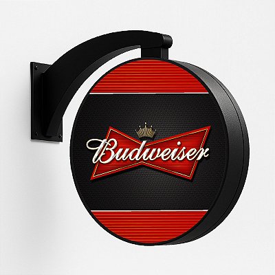 Luminoso Dupla Face Budweiser