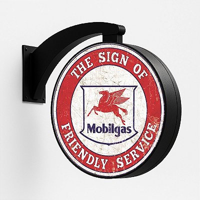 Luminoso Dupla Face Mobilgas