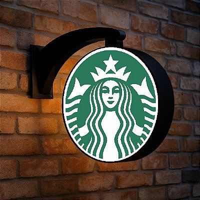 Luminoso Dupla Face Star Bucks