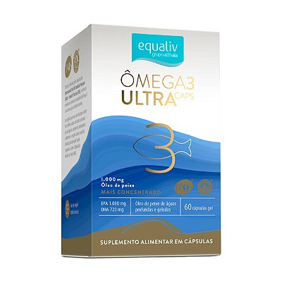 Ômega 3 Ultra Caps – 60 Cápsulas – Equaliv