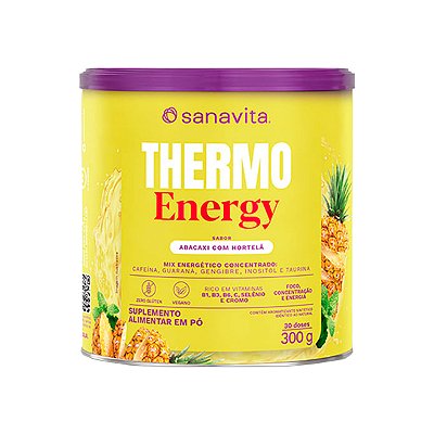 Thermo Energy Abacaxi E Hortelã – 300g – Sanavita