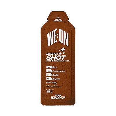 Energy Shot Chocolate – 10 Sachês – Weon Nutrition