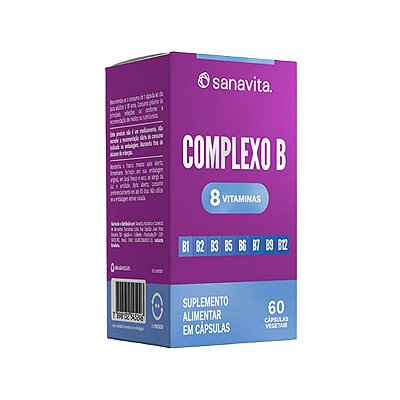 Complex B - 60 Cápsulas - Sanavita
