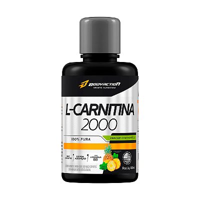 L-Carnitina 2000 Bodyaction 480ml – Sabor Abacaxi com Hortelã