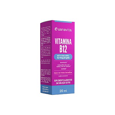 Vitamina B12 - 20 ml - Sanavita