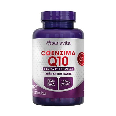 Coenzima Q10 - 60 Cápsulas - Sanavita