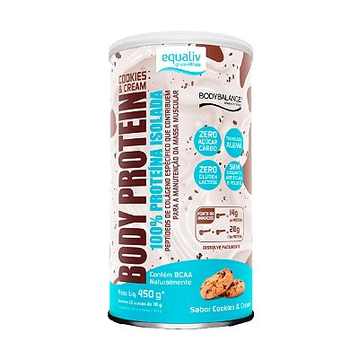 Body Protein Cookies & Cream - 440g - Equaliv