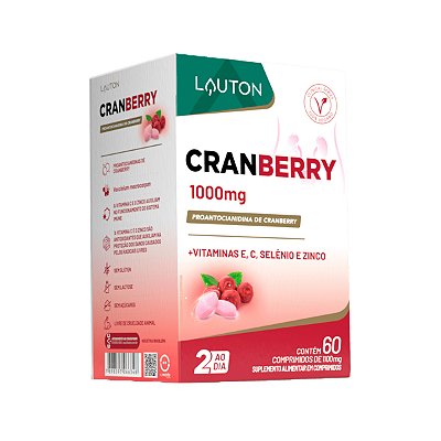 Cranberry - 30 Comprimidos - Lauton Nutrition