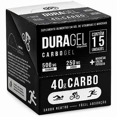 Gel Alquimia Sabor Neutro 40g de Carbo - Cx/15und