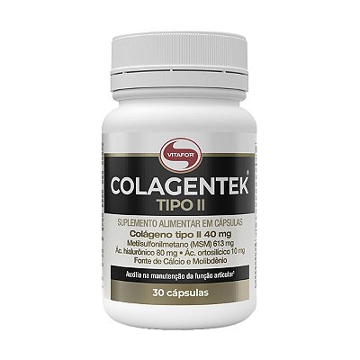 Colagentek Tipo II - 30 Cápsulas - Vitafor