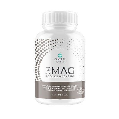 3 Mag Central Nutrition – 90 Cápsulas
