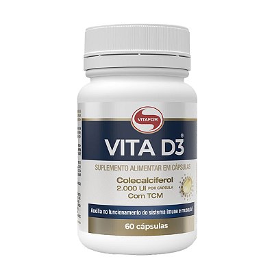 Vita D3 – 60 Cásulas – Vitafor